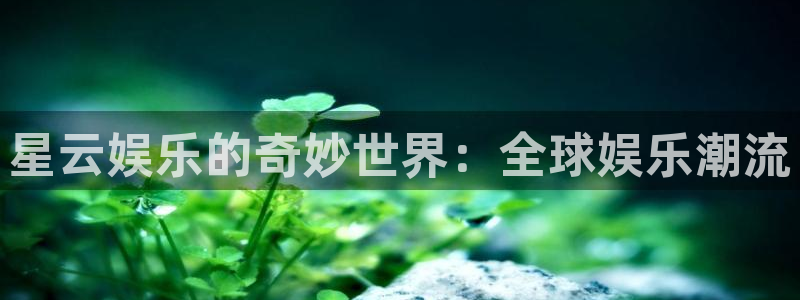 星辉平台体育凯捷登陆：星云娱乐的奇妙世界：全球娱乐潮流
