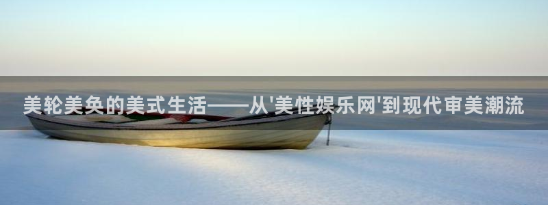 星辉平台体育游戏：美轮美奂的美式生活——从\'美性娱乐网\'到现代审美潮流