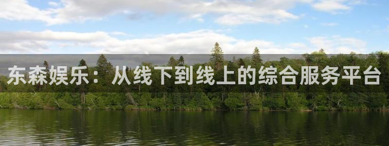 星辉平台2登录：东森娱乐：从线下到线上的综合服务平台